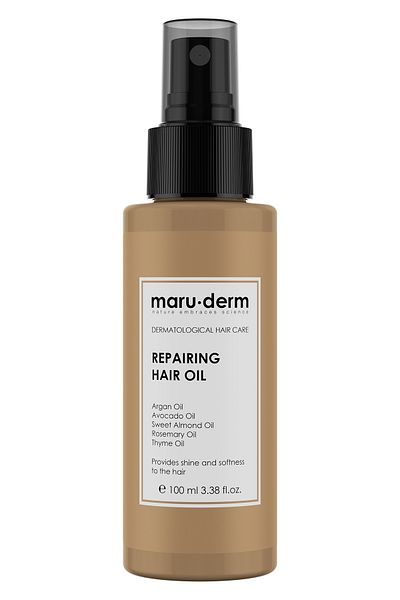 Maru.Derm 100 ML Hair Care Oil - Rosemary, Argan, Avocado and Thyme Oil| All Hair Types| Vegan