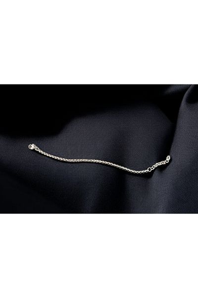 Ruemora Men's Stainless Steel Knitted Albanian Chain Silver Bracelet