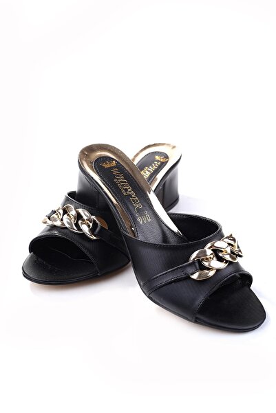 Walkenzo 3924 Square Heel Slippers