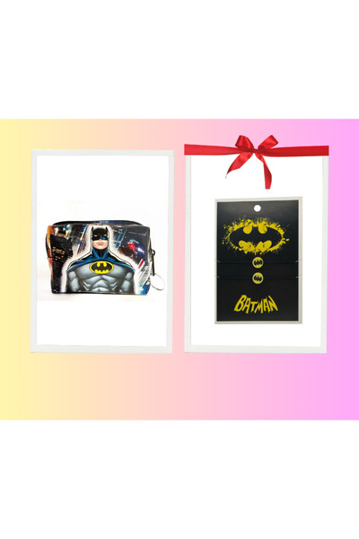 sinbEsg İkili Bileklik Hediyeli Çizgi Film Desenli Batman Tasarımlı  Mini Çoc...