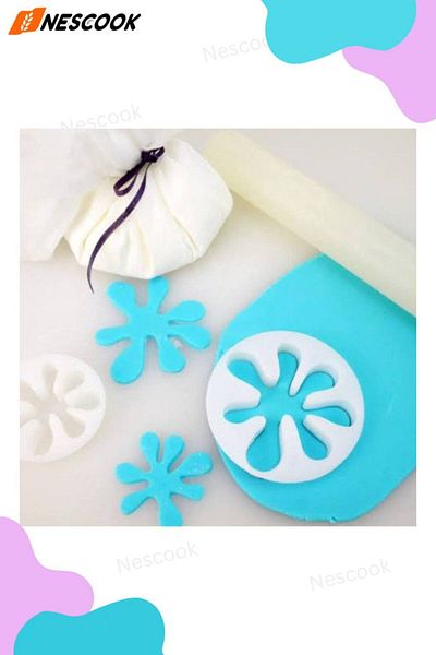 nescook Color Cutter Dough Shaper - Cookie Cut