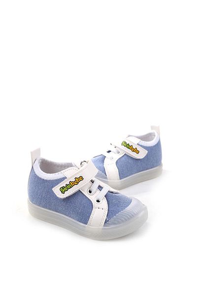 Şirin Bebe Pantofi ortopedici de vară de in pentru băieți - 3816