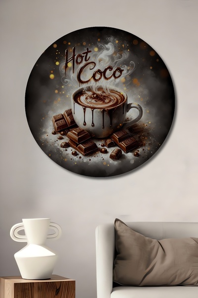 Teona Ahşap Pictură decorativă din lemn MDF pentru perete, cu tematică Delici...