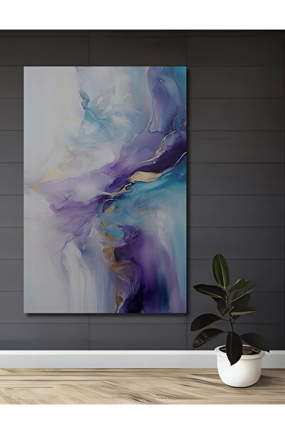 Teona Ahşap Artă abstractă Dream Ripples Pictură decorativă din lemn MDF Pictură dreptunghiulară