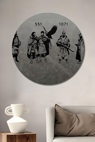 Teona Ahşap Lideri neuitați din istoria Turciei Tablou decorativ din lemn MDF...