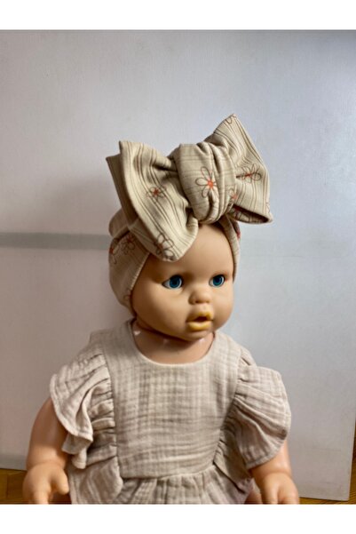 Lolidenss Μπεζ με Λουλούδια Ζώνη