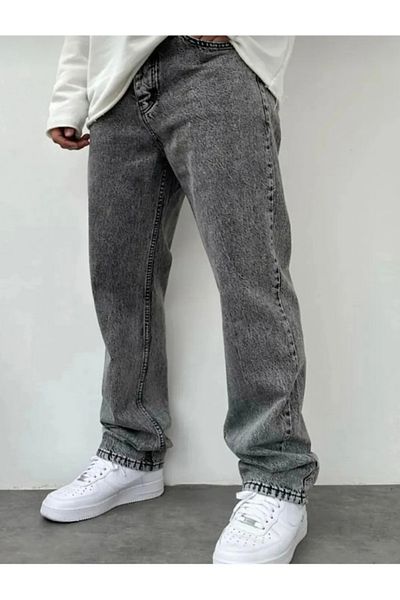 BY SRT Men's Baggy Loose Cut Jeans