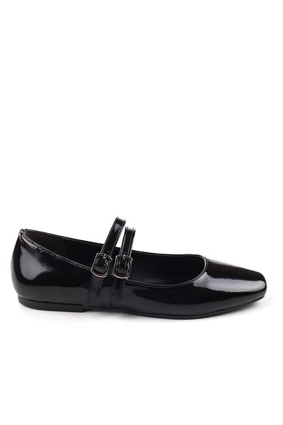 Walkenzo 333 Women's Patent Leather Ballerina Shoes