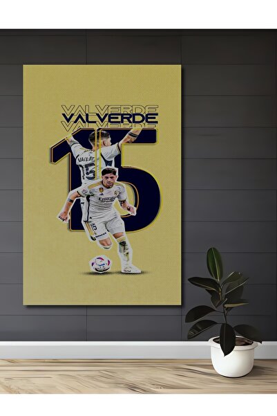 Teona Ahşap Pictură decorativă de perete din lemn MDF cu tematică de fotbalis...