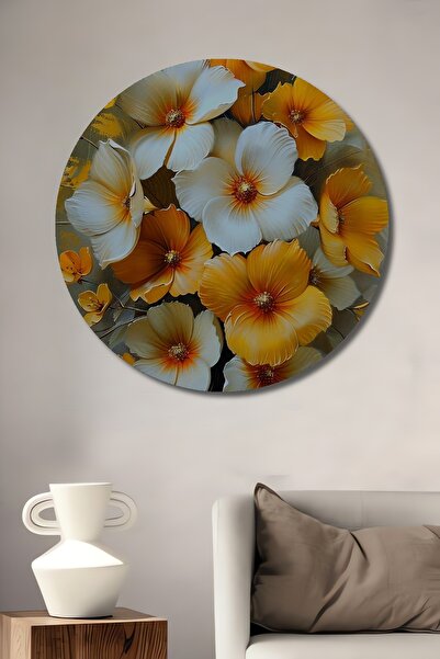 Teona Ahşap Pictură decorativă de perete din lemn MDF, cu flori strălucitoare...