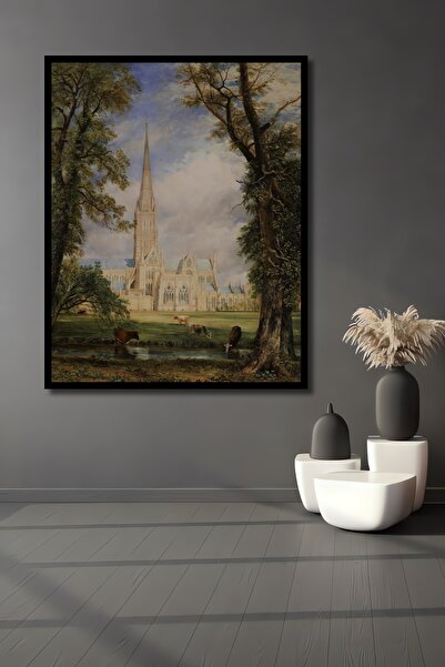 Teona Ahşap Διακοσμητικός πίνακας με πλαίσιο που δείχνει τον Καθεδρικό Ναό τη...