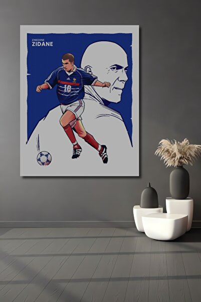 Teona Ahşap Zinedine Zidane Pictură decorativă din lemn MDF pentru perete aca...