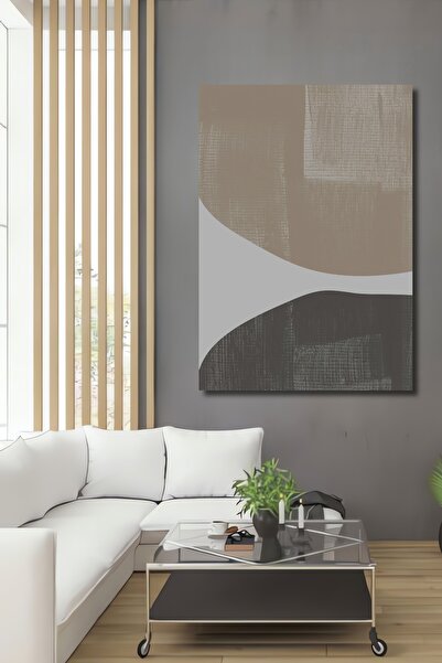 Teona Ahşap Soyut Sanat Dekoratif Ahşap MDF Ev/İşyeri Duvar Tablo Dikdörtgen ...