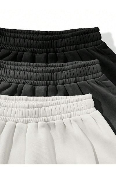 EVIus Σετ αθλητική φόρμα Jogger με χοντρό ύφασμα - Λαστιχένιο πόδι