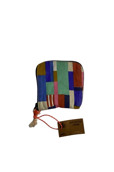Old Cotton Vintage Colorful Casual Unisex Wallet 13X13Cm