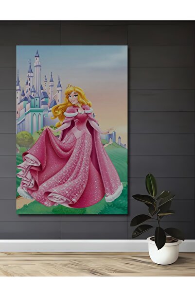 Teona Ahşap Frumoasa adormită, pictură murală decorativă din lemn MDF pentru ...