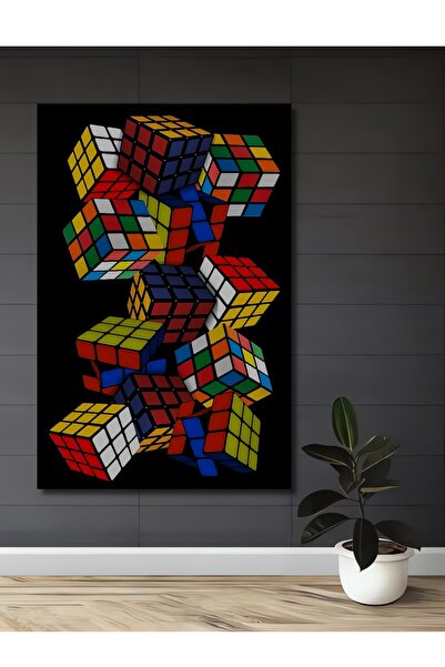 Teona Ahşap Cuburi colorate decorative din lemn MDF Pictură murală pentru cas...