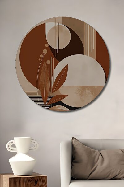 Teona Ahşap Pictură murală abstractă, geometrică, naturală, decorativă, din l...