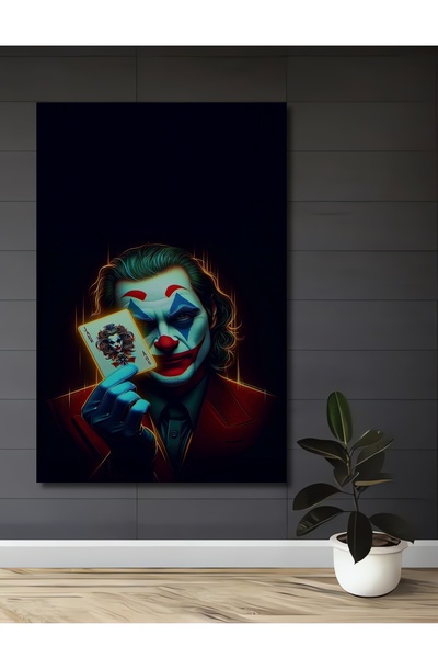 Teona Ahşap Joker Decorativ din lemn MDF Pictură murală pentru casă/lugar de muncă Pictură murală dreptunghiulară pentru casă/lugar de muncă