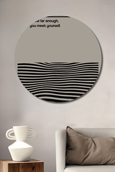 Teona Ahşap Pictură decorativă de perete din lemn MDF pentru călătorii la Ams...