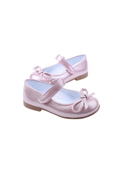 Walkenzo Ortaç-2079 حذاء باليرينا من الجلد للفتيات الصغيرات - موديل راقصة الب...