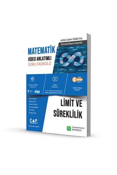 Çap Yayınları Çap Matematik Limit ve Süreklilik Video Anlatımlı Soru Fasikül
