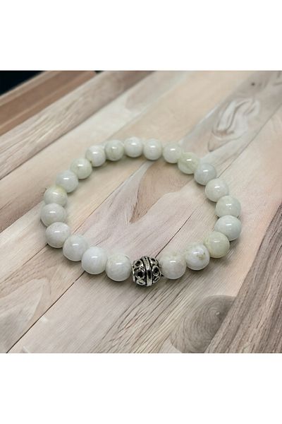 eHediyecim Pisces Love and Passion Stone - Moon Stone Natural Stone Bracelets