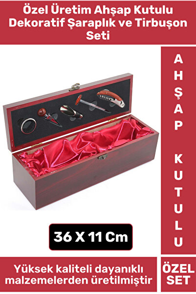 Wintoup Özel Üretim Yüksek Kaliteli Şarap Şişesi Açacağı Çok Fonksiyonlu Ahşa...
