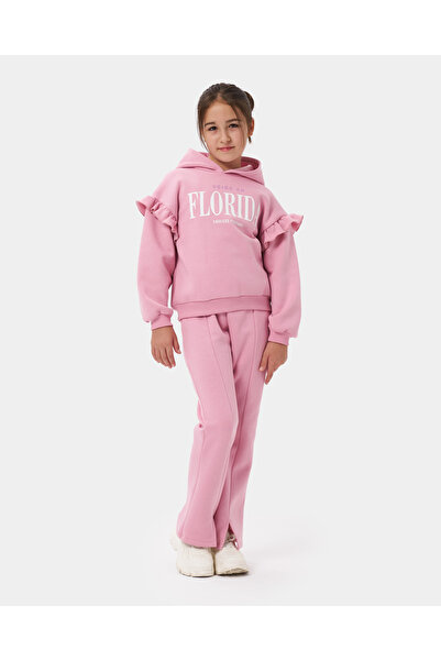 Minipodyum Σετ φόρμας για κορίτσια Florida με κουκούλα