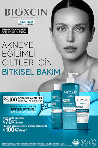Bioxcin Acnium Sebum Dengeleyici Nemlendirci Krem 50 Ml - Salisilik Asit Çay Ağacı Yağı Niasinamid