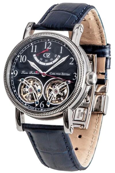 Carl Von Zeyten Cvz0033bl 42mm Limited Edition 1351\2999 Otomatik Erkek Kol S...