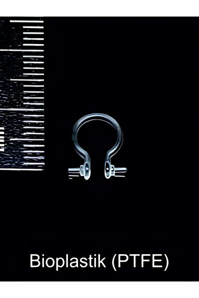 DCPİERCİNG Bioplastik Sıkıştırma Kıkırdak Hızma Septum Piercing