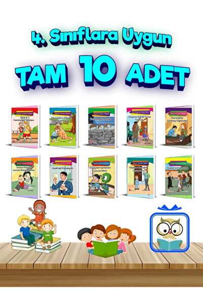 GÖNÜL YAYINCILIK Çoçuklar Öğreniyor 4.sınıflara Uygun Okumayı Sevdiren 10'lu ...