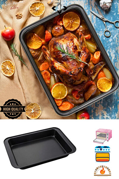 LİGROUND قدم الكربون الصلب مستطيل صينية الخبز الفولاذ المقاوم للصدأ صينية الخبز قالب الكعكة قالب الطعام