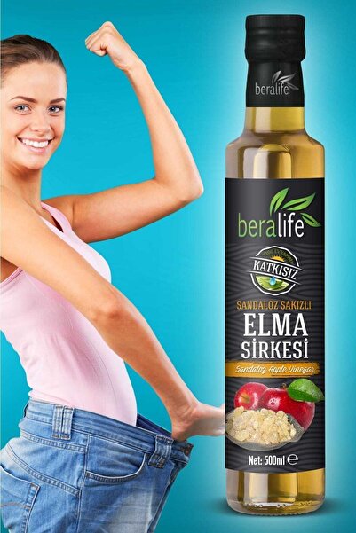BERALİFE Sandaloz Sakızlı Elma Sirkesi - 500 ml Sandaloz Sakızlı Elma Sirkesi