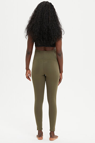 Almila Cotton Elastane Long Women's Maternity Leggings 2023 (TO ANKLE)