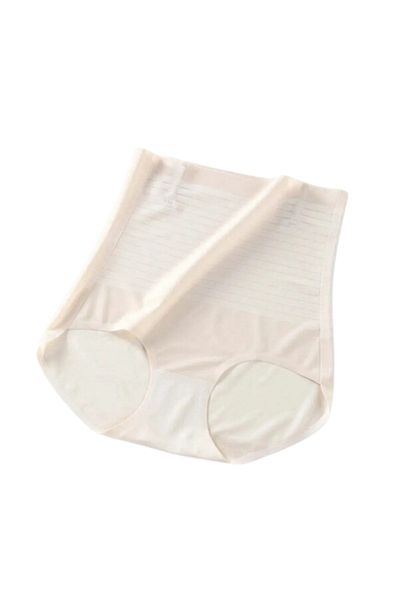 FİTFORMGİYİM Body Shaping Imported Breathable Seamless Recovery High Waist Ice Silk Panties