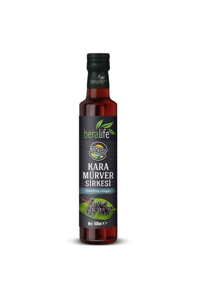 BERALİFE Kara Mürver Sirkesi - Karamürver Sirkesi 500 ml