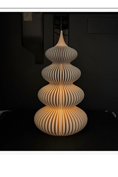 3DAKSESUAR Modern Noel Ağacı (tealight uyumlu)