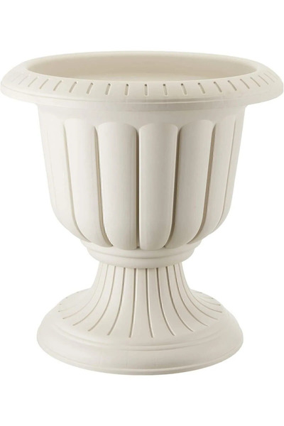 Genel Markalar Serinova Nergis Saksı 6 Litre Kirli Beyaz Ayaklı Plastik Çiçek...