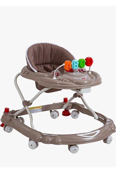 YOGNETIC BabyStep Pro Oyuncaklı Yürüteç | Öğretici ve Eğitici | Stoplu Bej Yürüteç