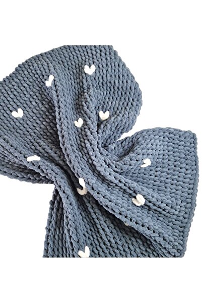 ALPJOY PUFFY KALP DESENLİ  BEBEK BATTANİYESİ 100 X 100 CM