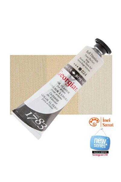 Daler Rowney Georgian N:024 Buff Titanium Yağlı Boya 38ml Profesyonel Oil Col...