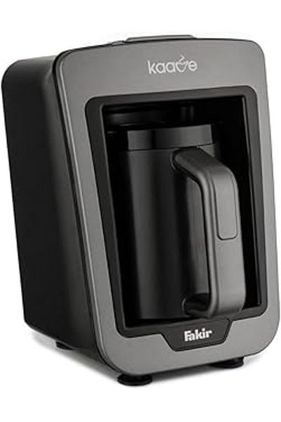 SH TICARET Fakir Coffee Machine 4 Cup Capacity Kaave Anthracite