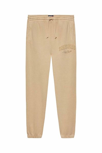 Tommy Hilfiger Beige Men's Vintage Varsity Jogger Sweatpant - Tjm