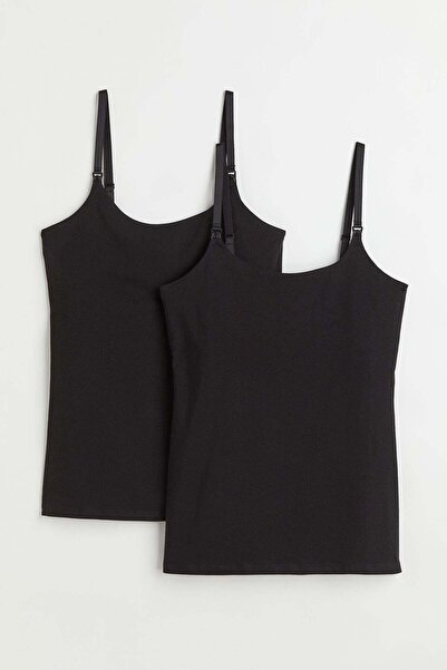 H&M MAMA 2-pack nursing tops