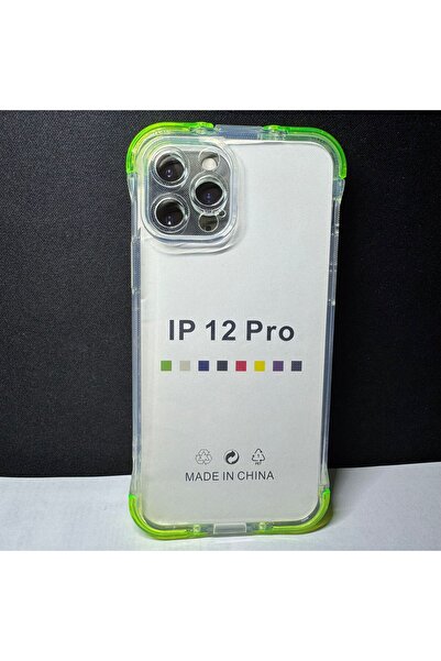 OEM IPHONE 12 PRO İLE UYUMLU KÖŞE KORUMALI VE AÇILABİLİR TELEFON TUTUCULU ŞEFFAF KILIF