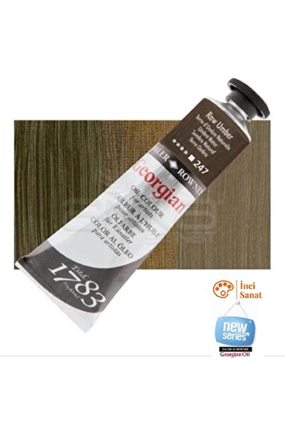 Daler Rowney Georgian N:247 Raw Umber Yağlı Boya 38ml Profesyonel Oil Colour ...