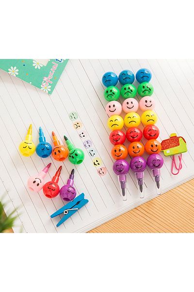 şahane parti Emoji Egg Laying Pencil 4 Συσκευασία