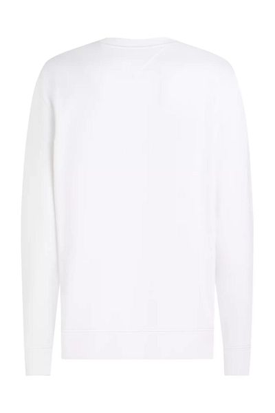 Tommy Hilfiger Men's Terry Round Neck Sweatshirt - White